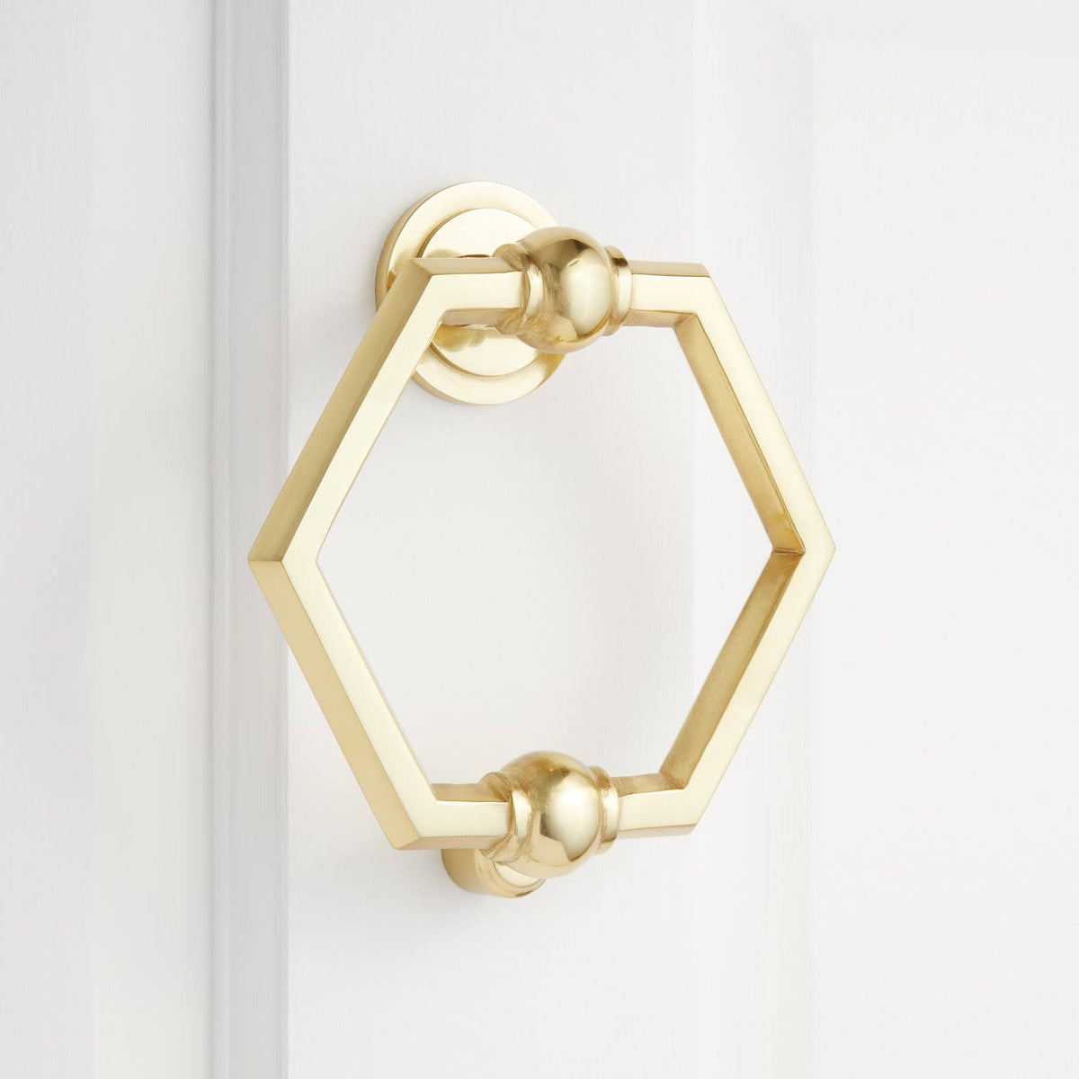 Polished Brass Door Knocker O858