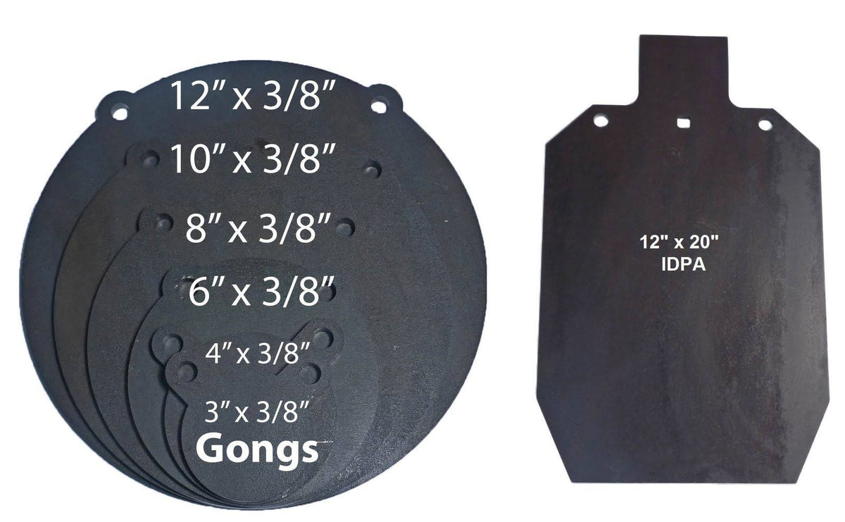 6 Pc Laser Cut AR500 Steel Targets B46943