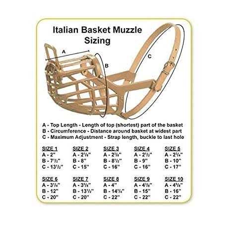 Italian Basket Dog Muzzle A21169