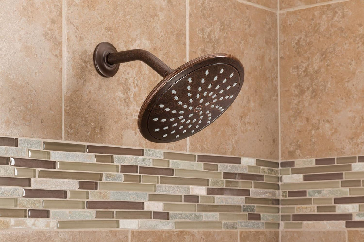 Brushed Nickel Round Rainshower Showerhead, Pack of 2 K69839