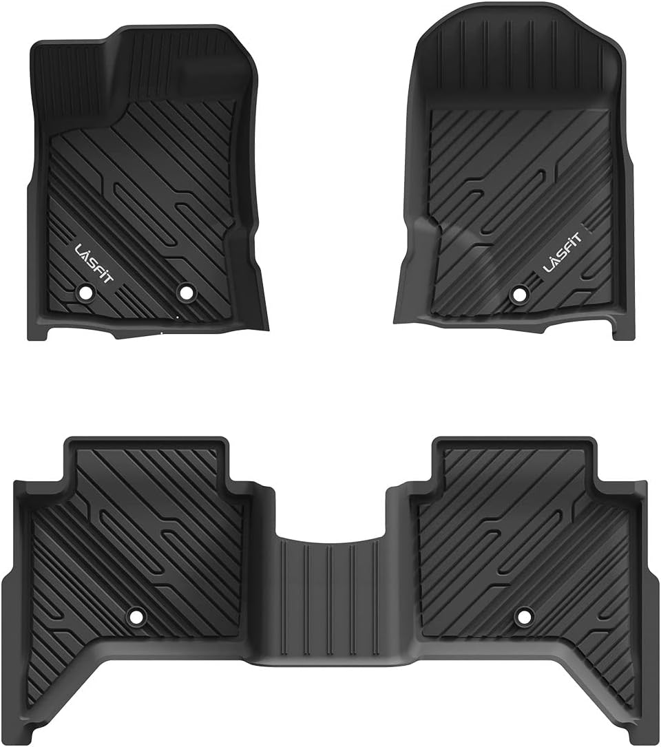 Ford Ranger SuperCrew Cab Front & Rear TPE Floor Liners M72093