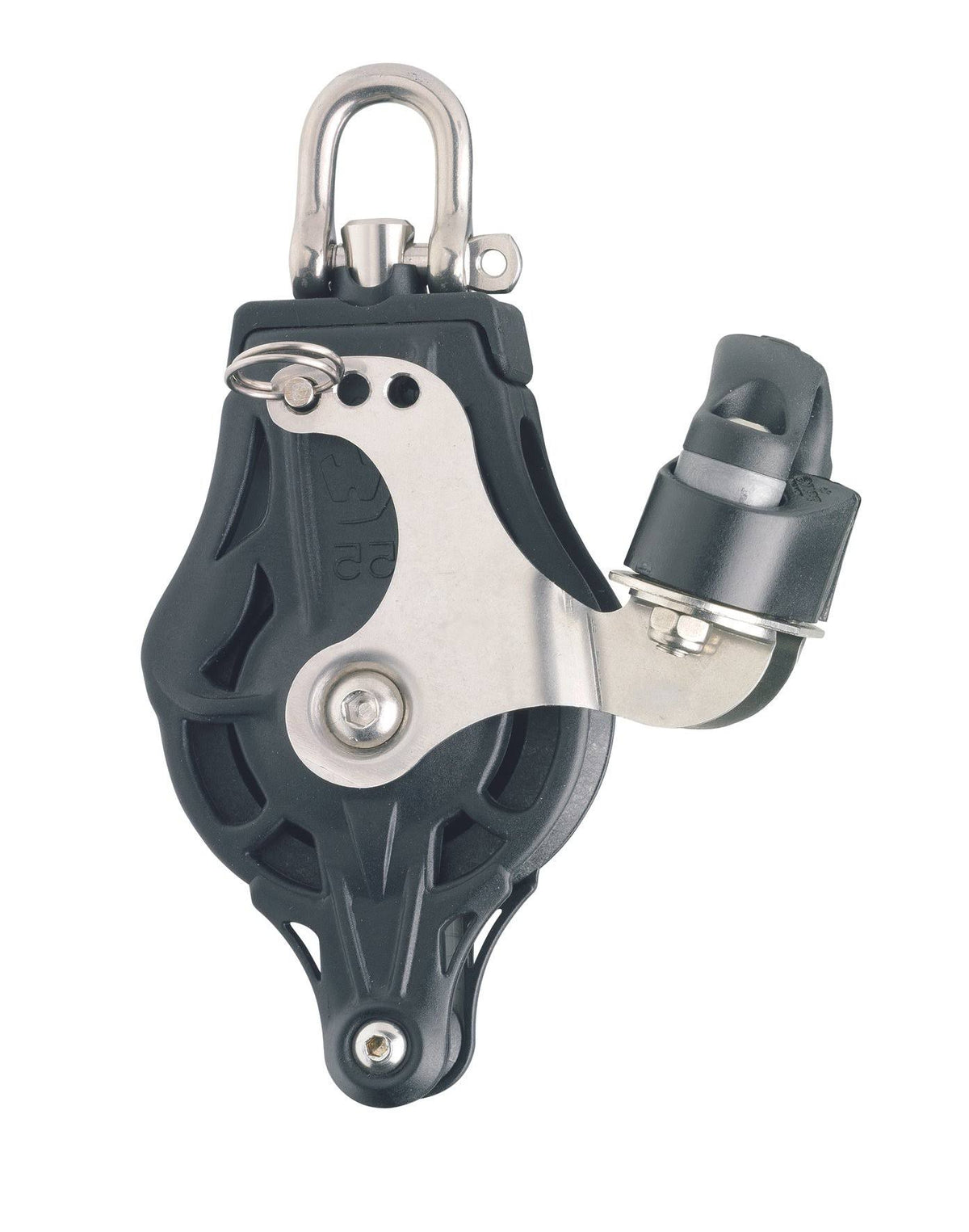 Single Block with Swivel Head, Becket and Cam Cleat X85119