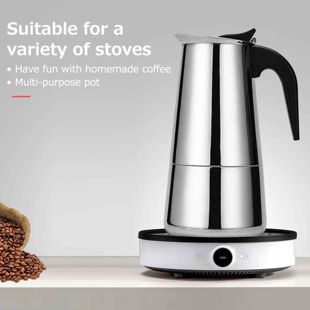 Stainless Steel Electric Coffee Maker Q33065