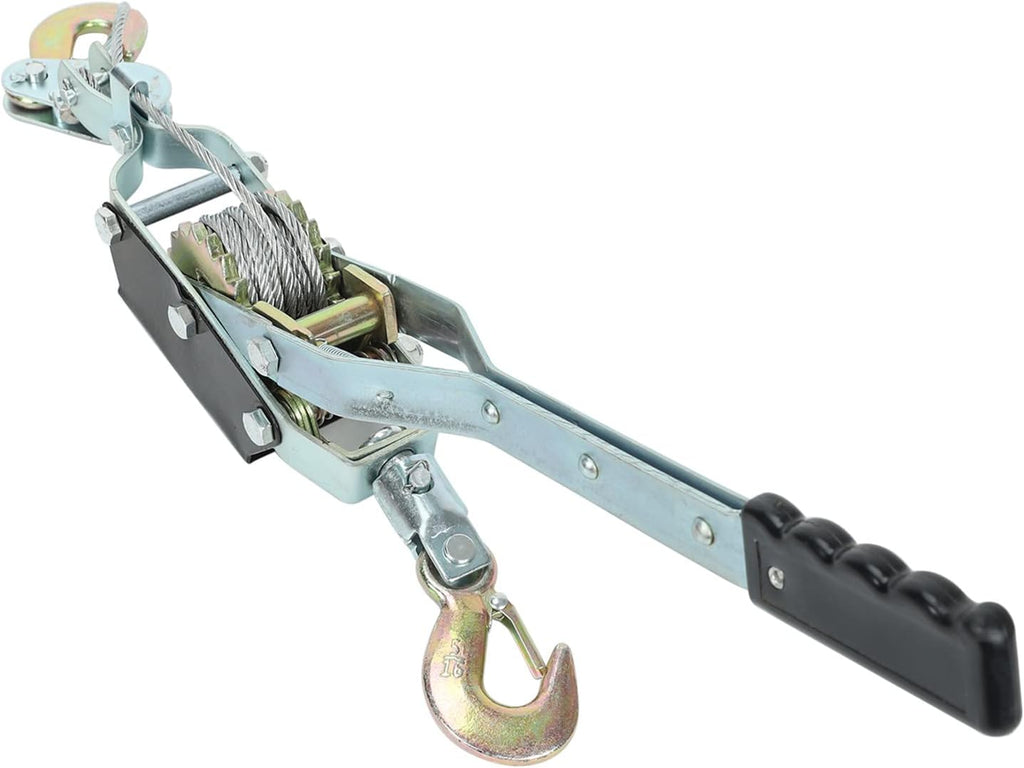 4 Ton Heavy Duty Steel Cable Ratchet Come Along Puller Tool, Pack of 2 I572