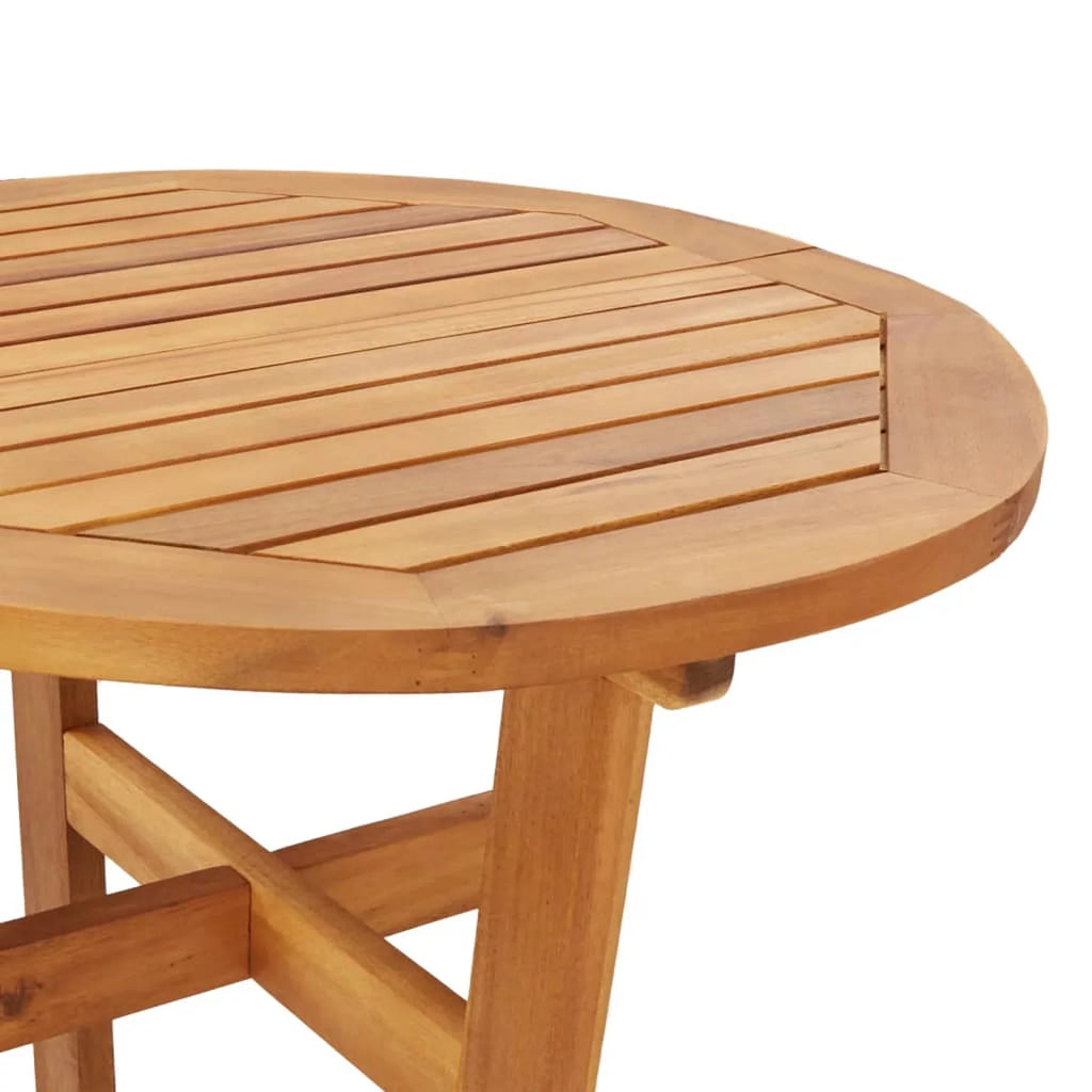 Acacia Wood Round Bar Table 23.6 x 41.3 Inches H991952