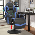 Reclining Gaming Chair with Footrest and Massage W9603