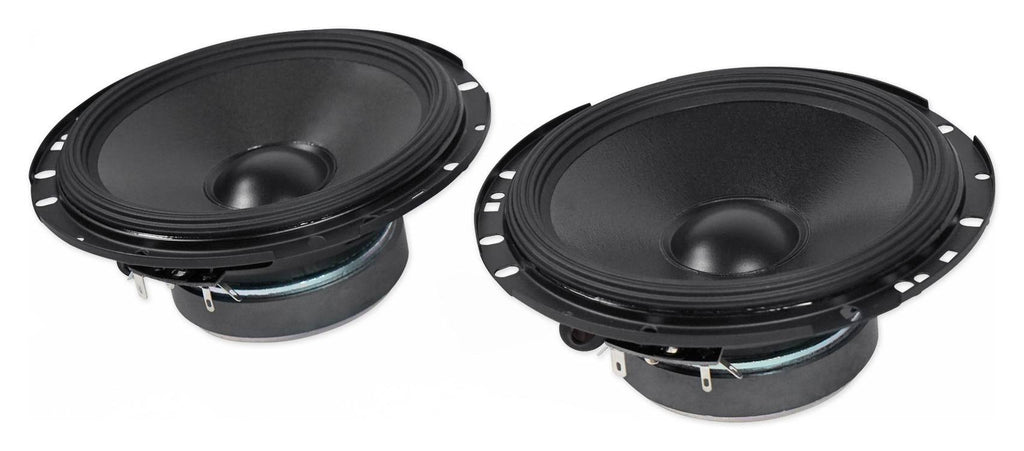 2 Pairs 6.5x22 Car Audio Component Speakers with Tweeters O423462