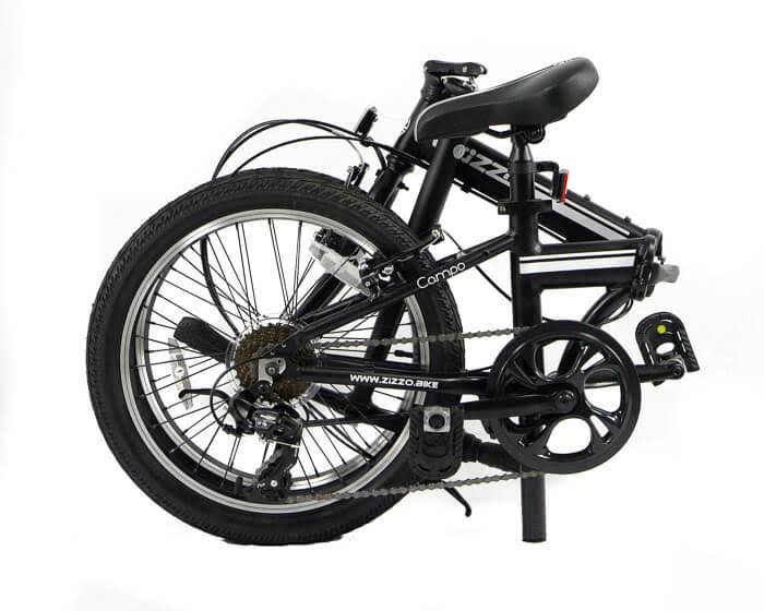 Yellow 7-Speed Aluminum Folding Bike F492