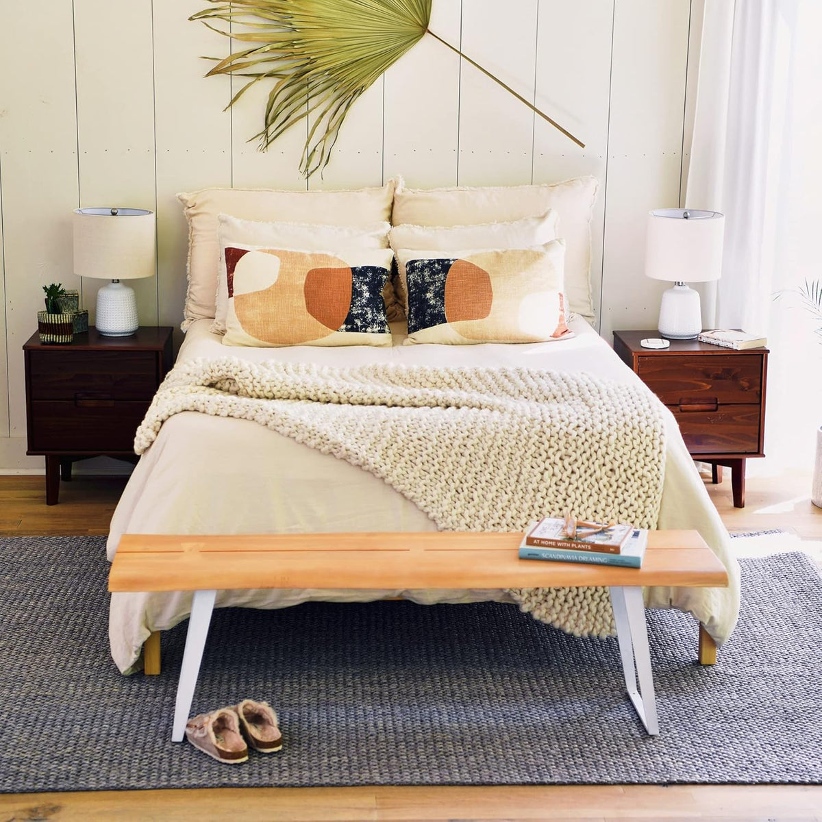 Solid Wood Accent Bench Z19531
