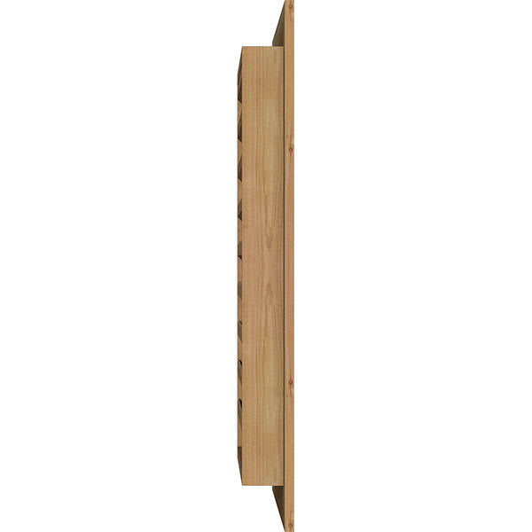 Vertical Gable Vent Unfinished Functional Rough Q14465
