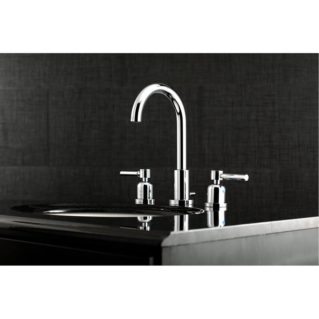 Oil Rubbed Bronze Widespread Bathroom Faucet E6372