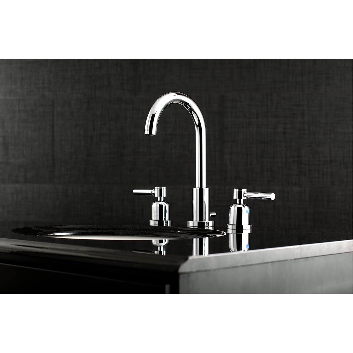 Oil Rubbed Bronze Widespread Bathroom Faucet E6372
