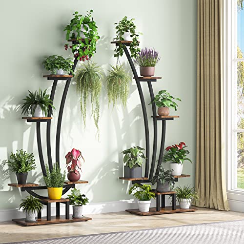 6-Tier Tall Metal Plant Stand Pack of 2 Q997831
