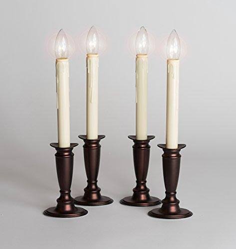 Set of 4 Battery Operated Window Candles L8801
