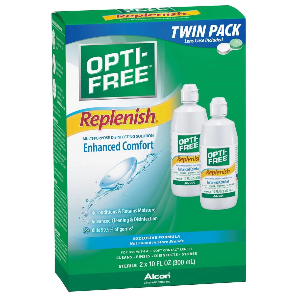 Multipurpose Contact Lens Disinfecting Solution, Two 10oz L28634