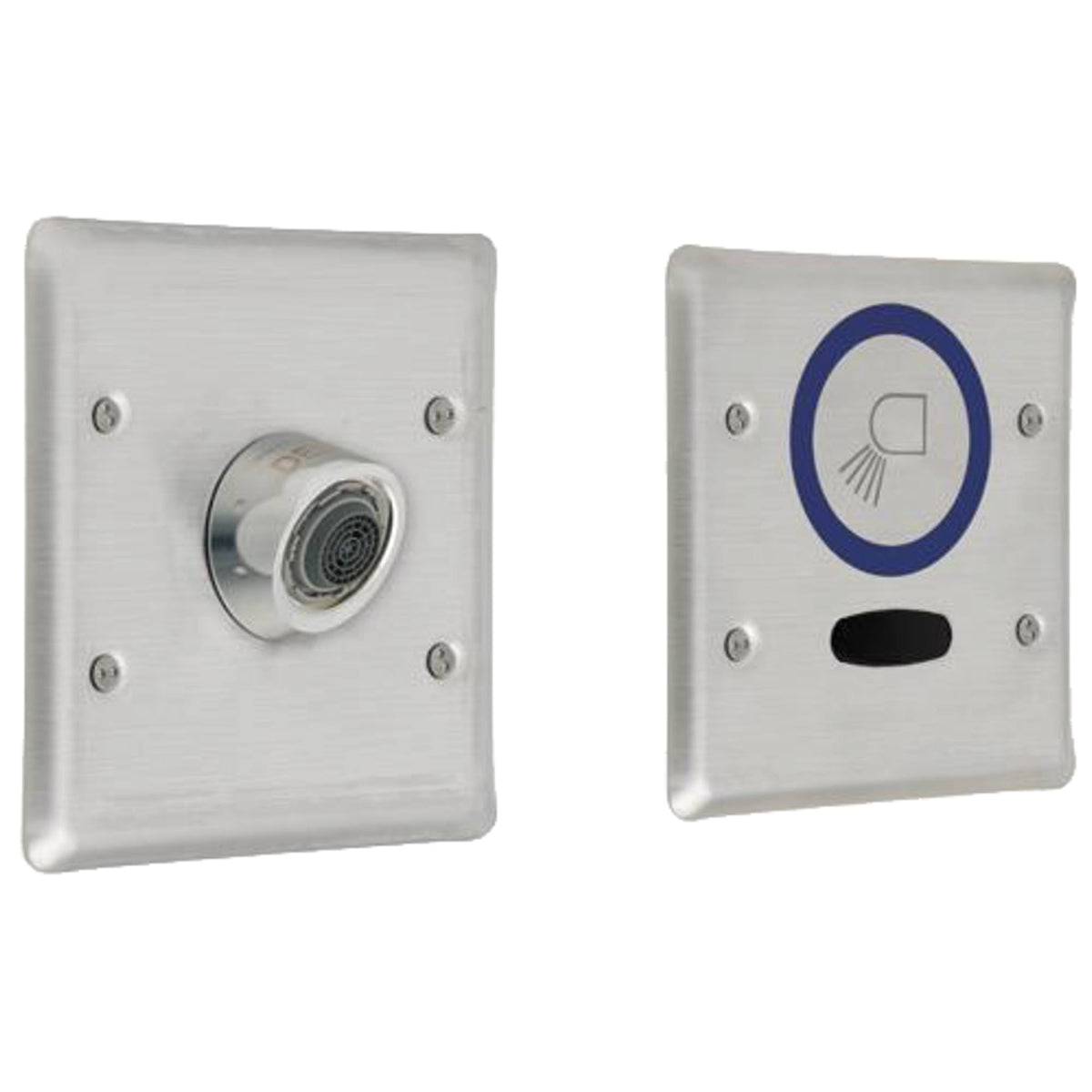 Low-Profile Electronic Wall Mount Lavatory Faucet A7340