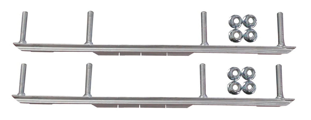 Red Razor Snowmobile Skis with 4.5" Shaper Bars Complete Kit C46363