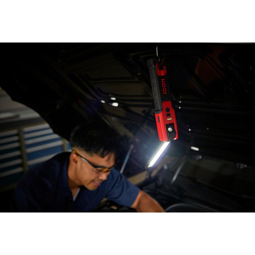 1000 Lumen Dual-Sided Rechargeable Slim Bar Light with UV Inspection O910696