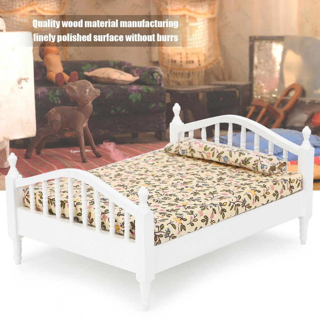 Miniature Dollhouse Bed B804