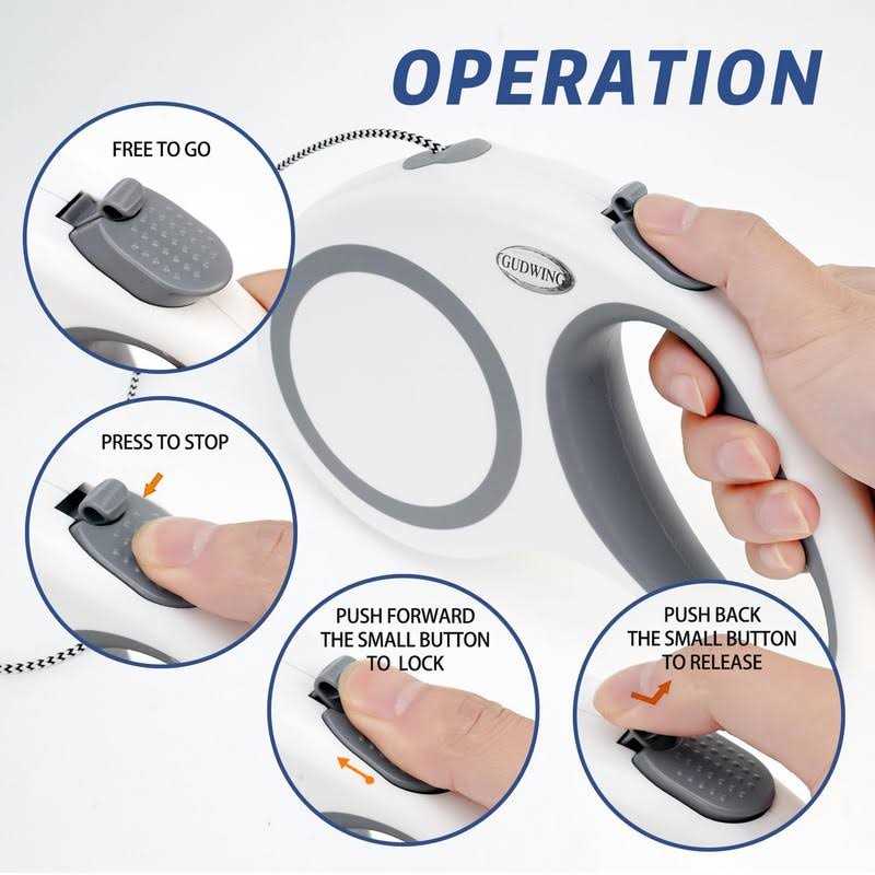 Retractable Dog Leash 30 Ft O338