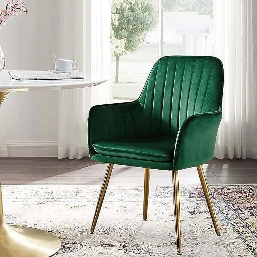 Velvet Accent Chair No Wheels F40290