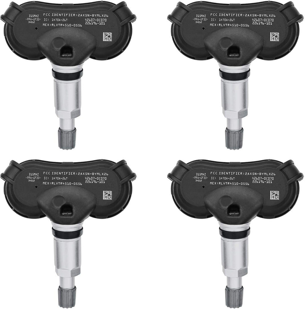 TPMS Sensor 315Mhz Programmed Tire Pressure Sensor Pack of 2 E297731