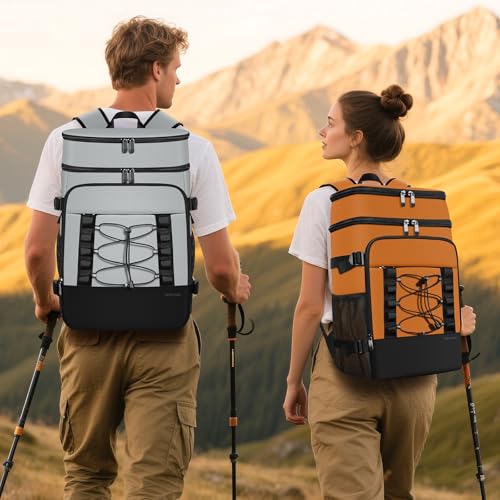 40 Cans Insulated Leak Proof Cooler Backpack A9588