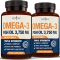 Omega 3 Fish Oil 3750 mg EPA DHA 180 Count C271