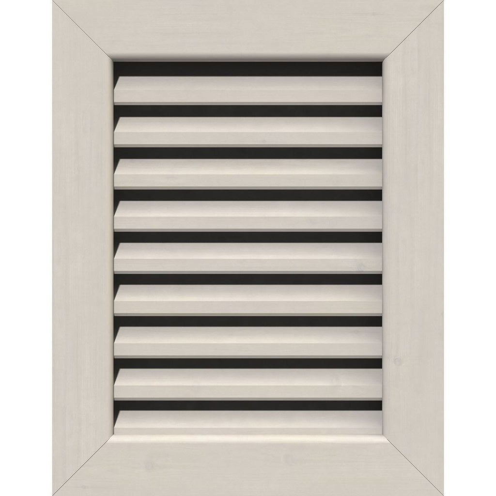 16 inch Vertical Gable Vent, Primed Smooth Western Red Cedar E16721