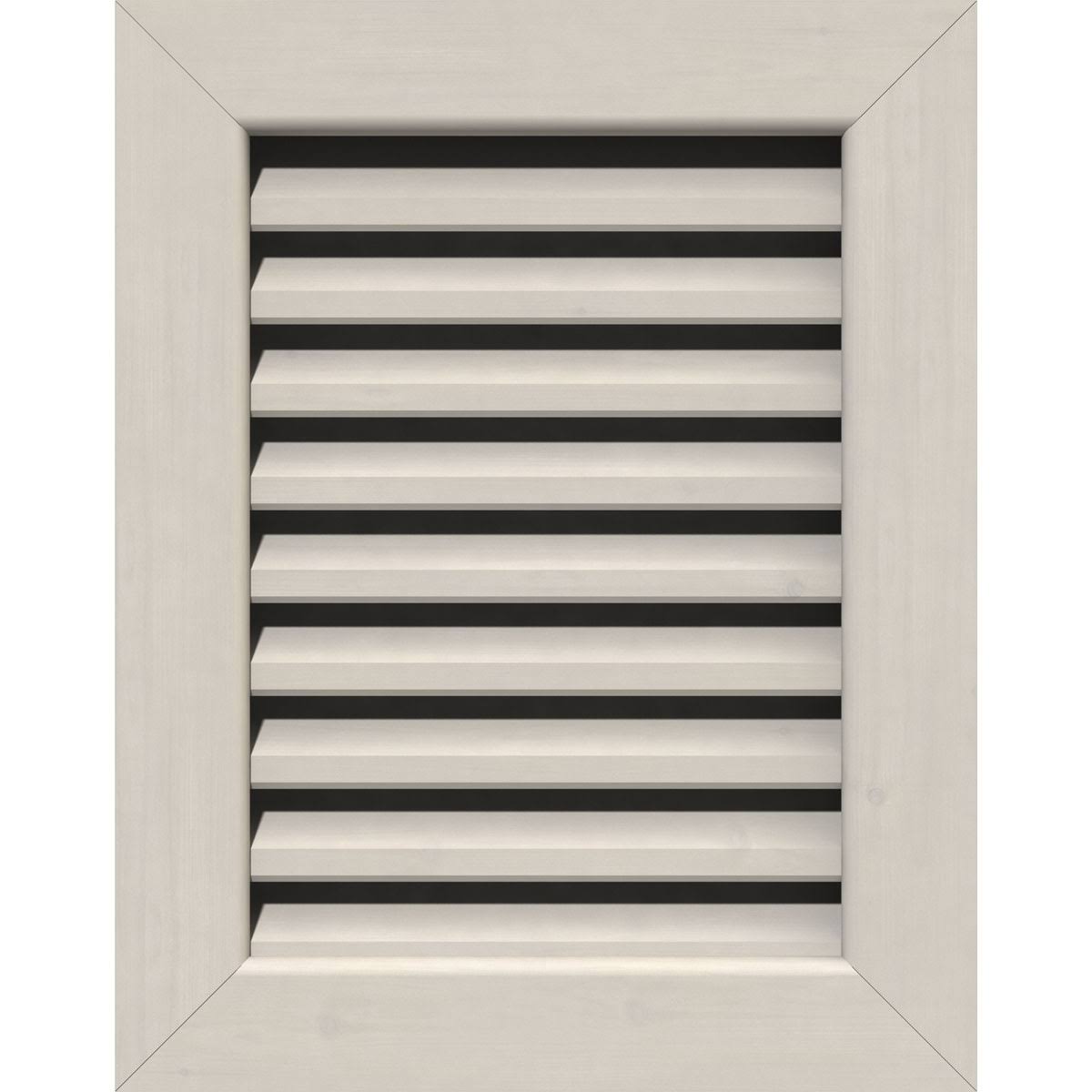 16 inch Vertical Gable Vent, Primed Smooth Western Red Cedar E16721