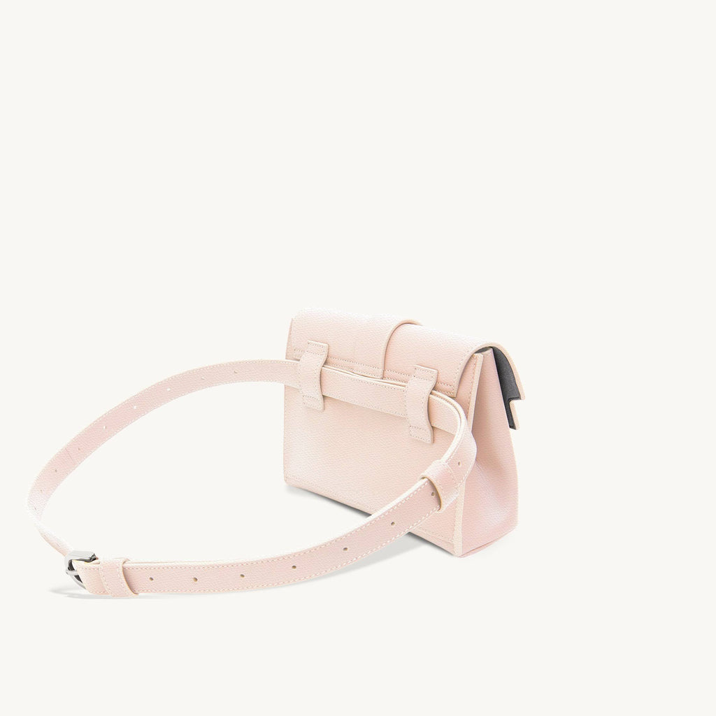 Pebbled Mint Silver Belt Bag I16358