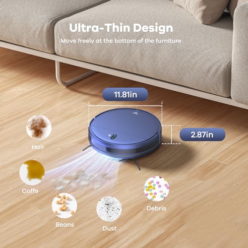 Robot Vacuum and Mop Combo, 2 in 1 Self-Charging I390