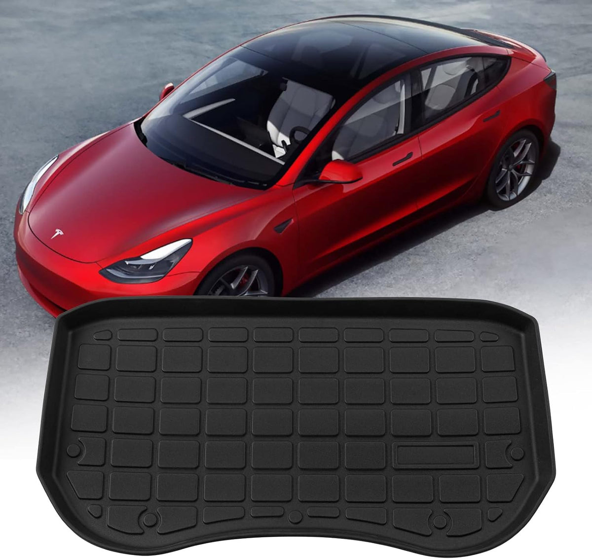 TPE Cargo Liner Trunk Mat for Tesla Model 3 O652