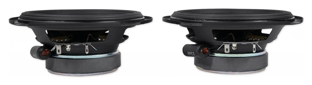 2 Pairs 6.5x22 Car Audio Component Speakers with Tweeters O423462