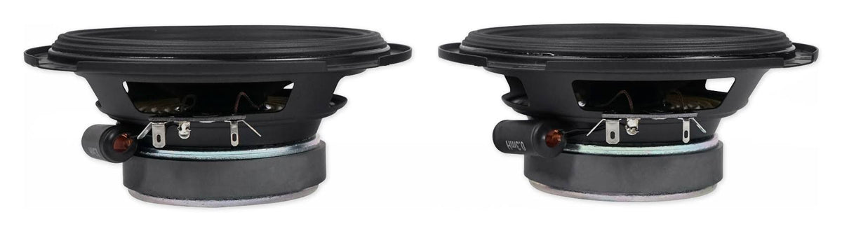 2 Pairs 6.5x22 Car Audio Component Speakers with Tweeters O423462