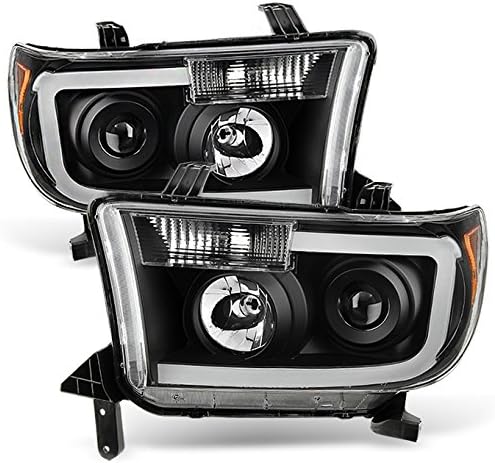 SMD LED Tube Projector Headlights Pair Set P285641