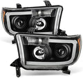SMD LED Tube Projector Headlights Pair Set P285641