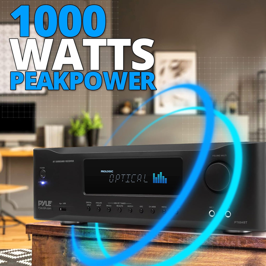 5.2-Channel Bluetooth Stereo Amplifier T127