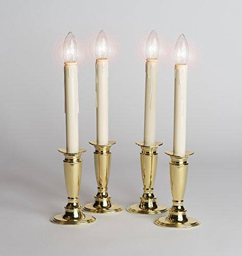 Set of 4 Battery Operated Window Candles L8801
