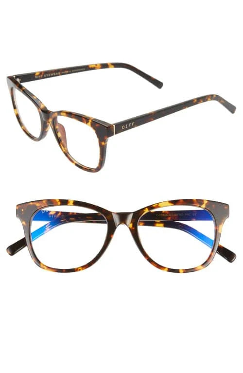 Blue Light Blocking Optical Glasses Dark Tortoise L7753
