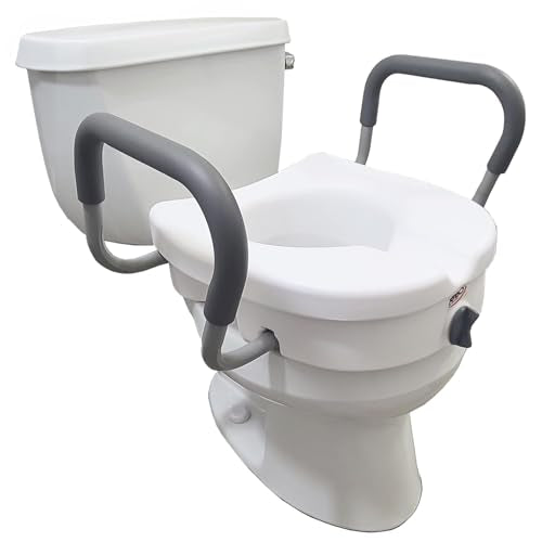 5" Raised Toilet Seat with Arms C970