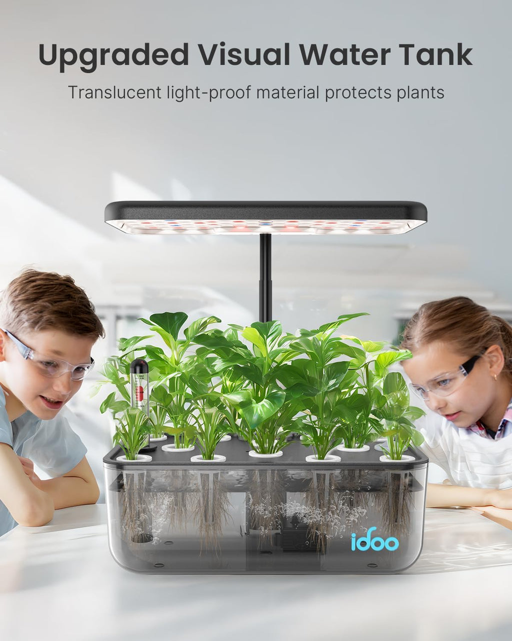 12 Pods Hydroponics Growing System with LED Grow Light L910127