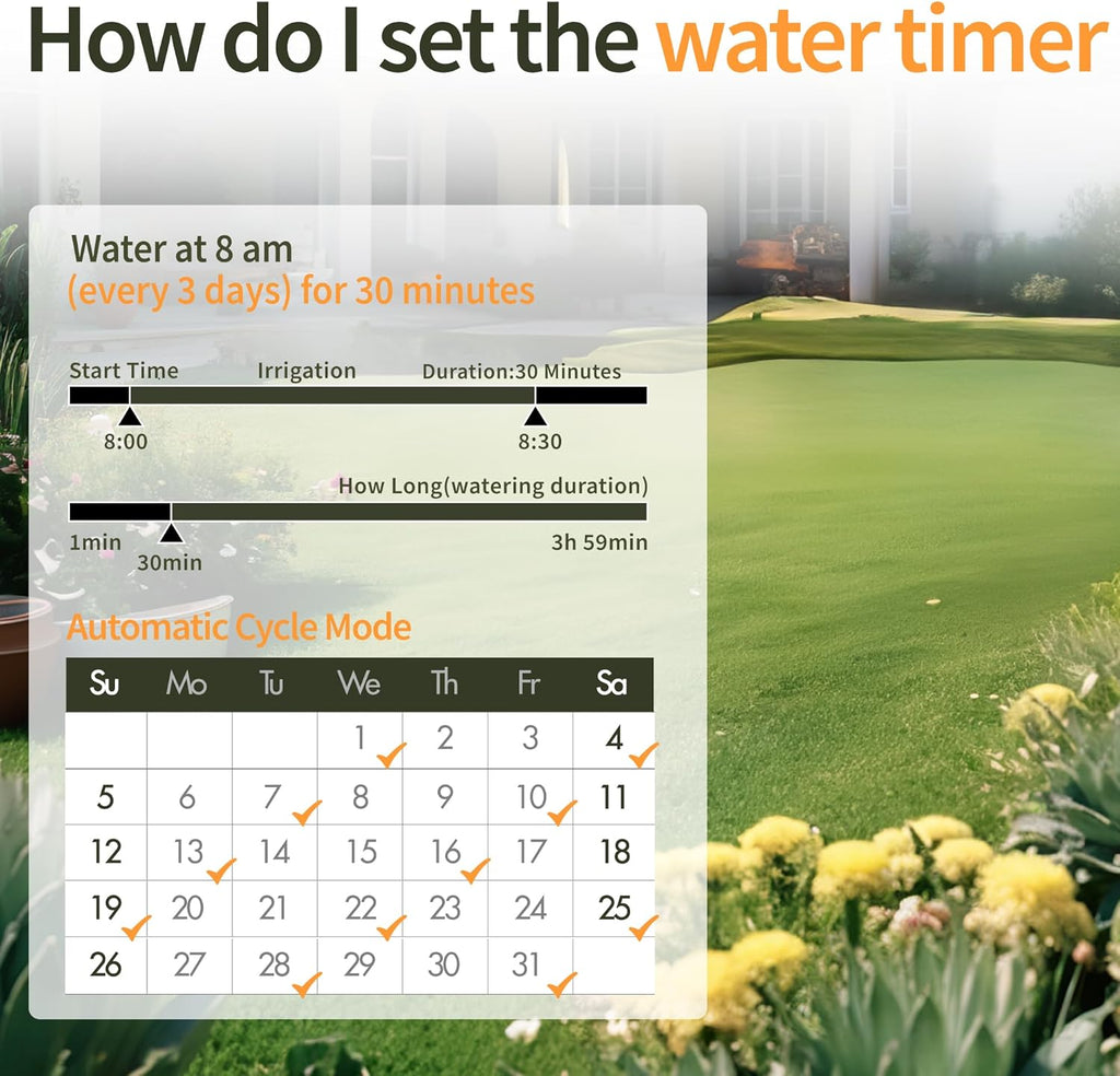 Programmable 2 Zone Water Hose Timer with Rain Delay Y939194