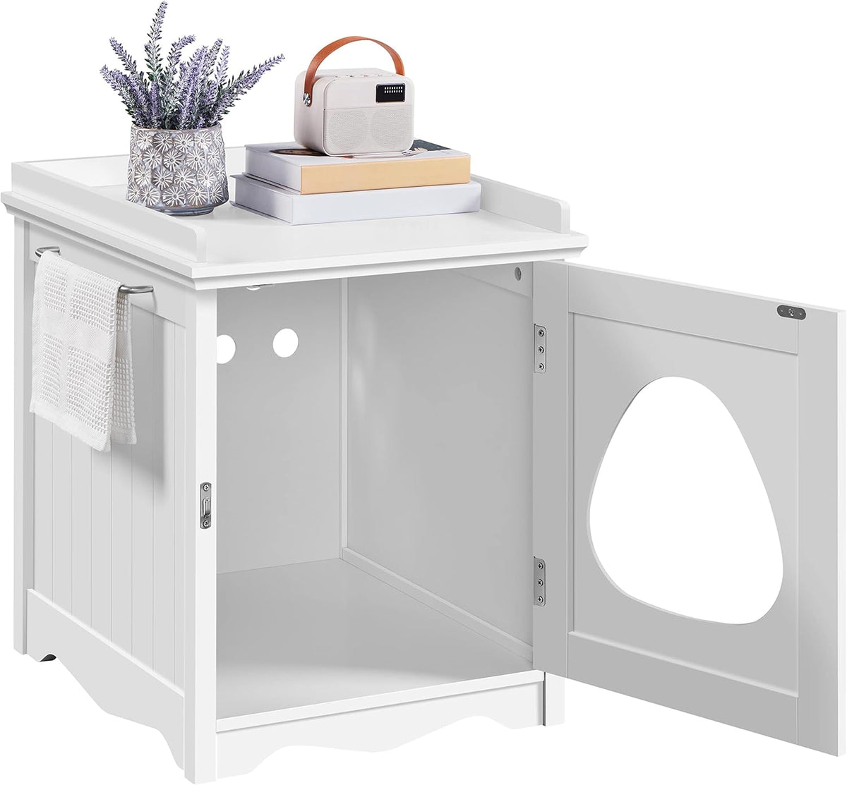 Hidden Cat Litter Box Enclosure Furniture D548