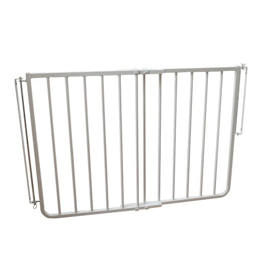 Black Aluminum Baby Gate 27 to 42.5 Inches Wide L407032
