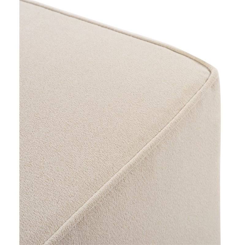 Cream Gliding Ottoman U44658