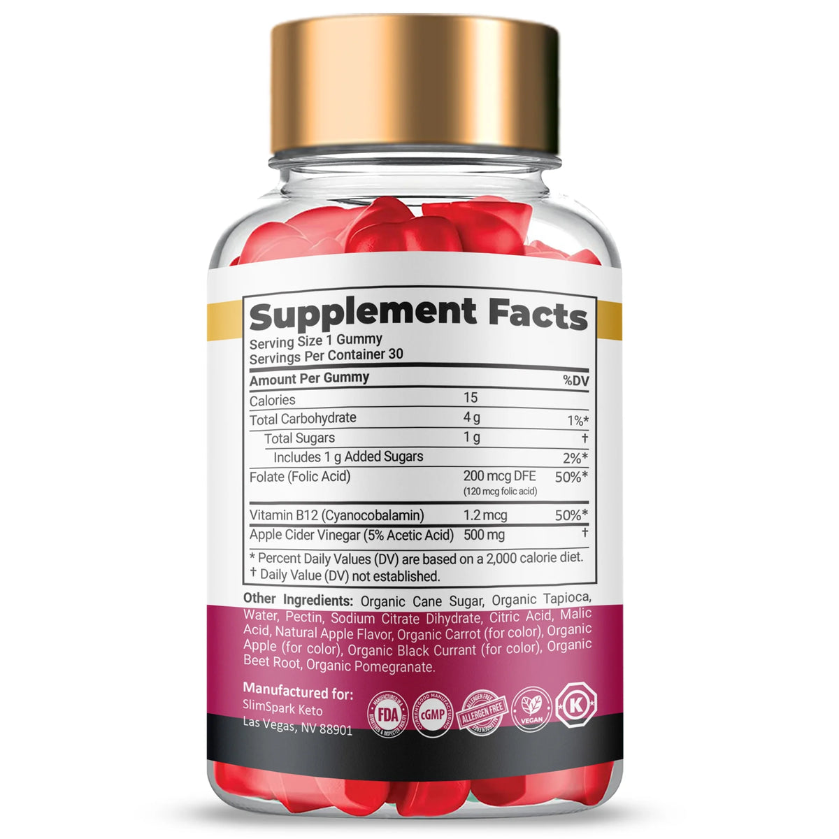 Apple Cider Vinegar Dietary Supplement C4402