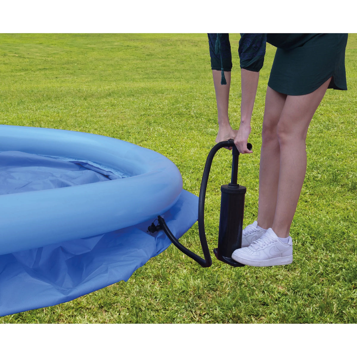 Blue Inflatable Swimming Pool V92655