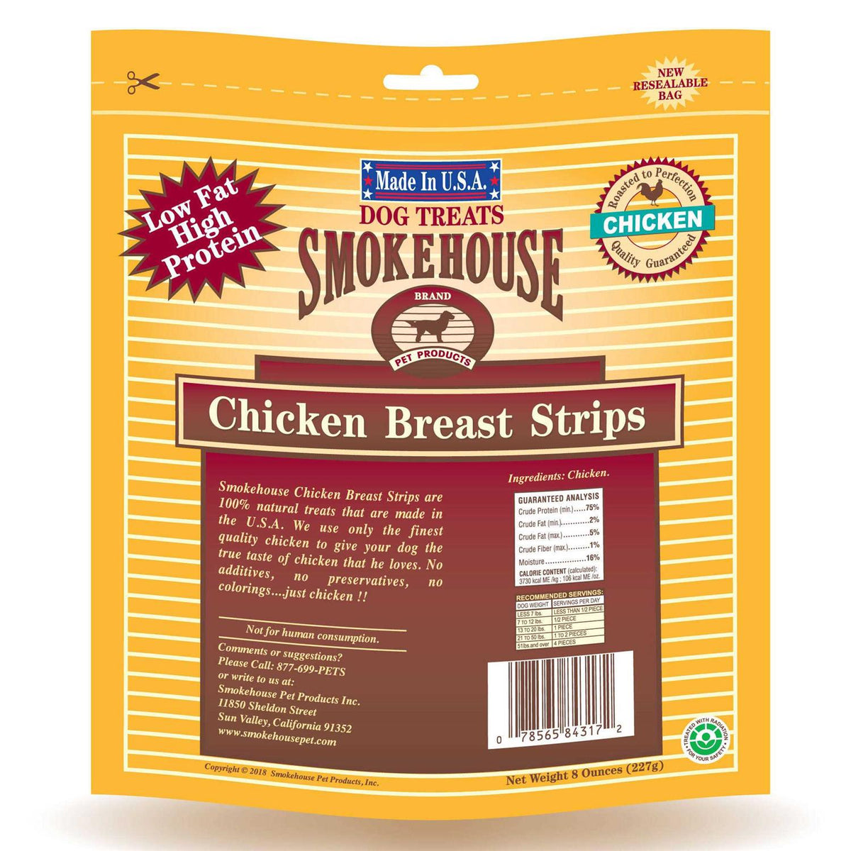 Chicken Breast Strips Dog Treats W87202