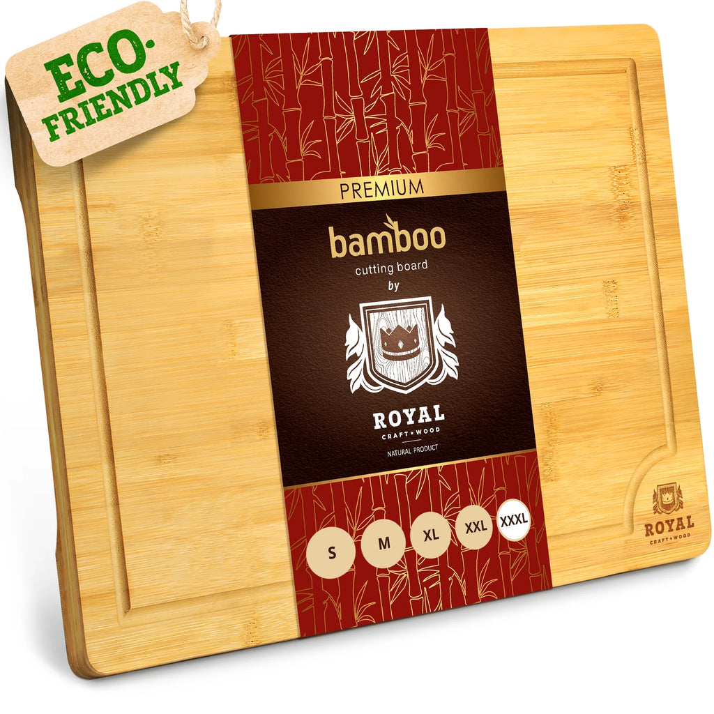 Bamboo Cutting Board 24" x 18" with Juice Groove T794